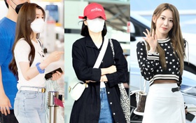 Song Hye Kyo kín mít vẫn đủ sức át nữ thần Irene, quân đoàn mỹ nhân Red Velvet và "em gái BTS" biến sân bay thành sàn diễn