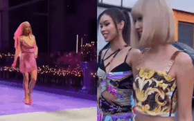 Quỳnh Anh Shyn - Tiên Nguyễn "bừng sáng", Paris Hilton bất ngờ catwalk tại show Versace