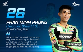 Những tay đua xuất sắc tranh tài hạng mục Blade 110cc trong cuộc đua VMRC 2020