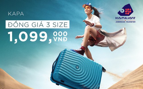 Mừng lễ 20/10 - Vali chính hãng đồng giá 3 size 899.000đ