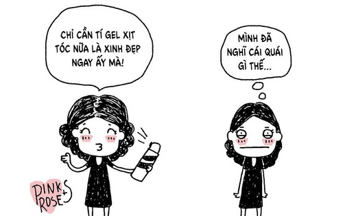 Bộ tranh: 1001 tình huống khó đỡ con gái gặp mỗi ngày