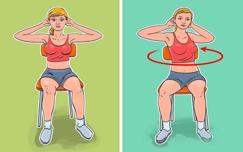7 bài tập tại nhà với ghế giúp bạn có một vòng eo lý tưởng hè này