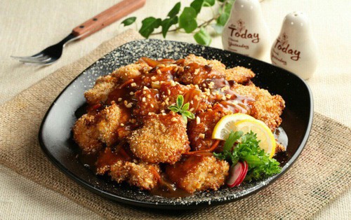 Gà gạo lức sốt cari - Món ăn đang cực hot đó!