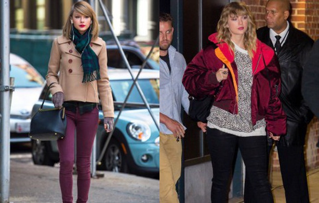 Taylor Swift gây ngỡ ngàng với thân hình phát tướng, hông nở đùi to trên phố