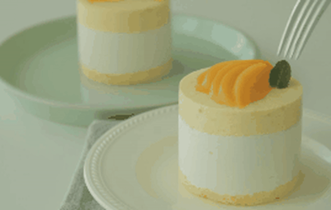 Ngất ngây với công thức làm bánh mousse đào tươi mát lạnh