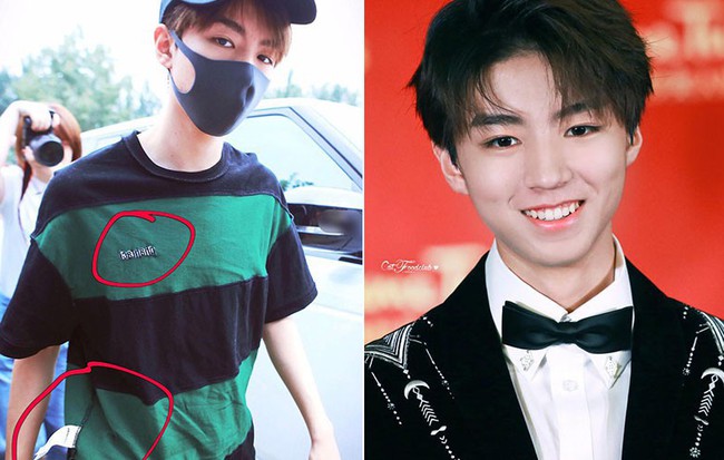 Trông rất bảnh bao nhưng Vương Tuấn Khải lại mắc sai lầm trang phục vô cùng dễ thương thế này
