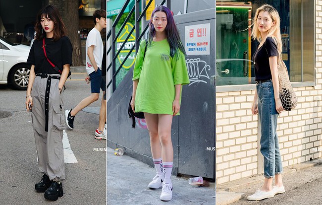 Muốn mix đồ gọn nhẹ mà vẫn cool và tôn dáng, bạn hãy xem ngay street style của giới trẻ Hàn tuần qua
