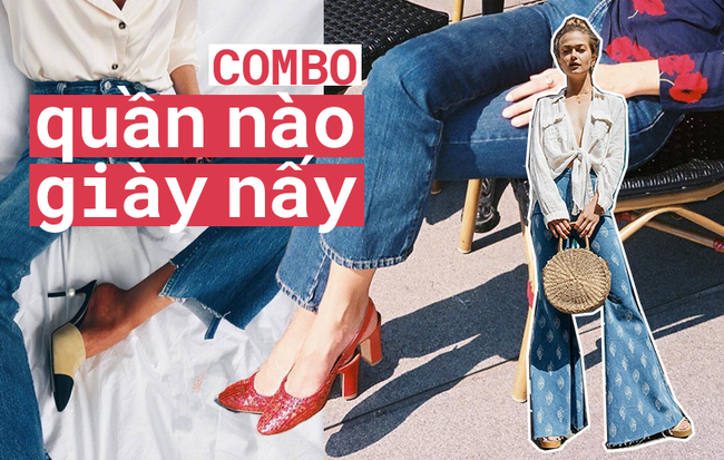 Học cách mix giày với từng loại quần jeans để mang đến sự mới mẻ cho bạn