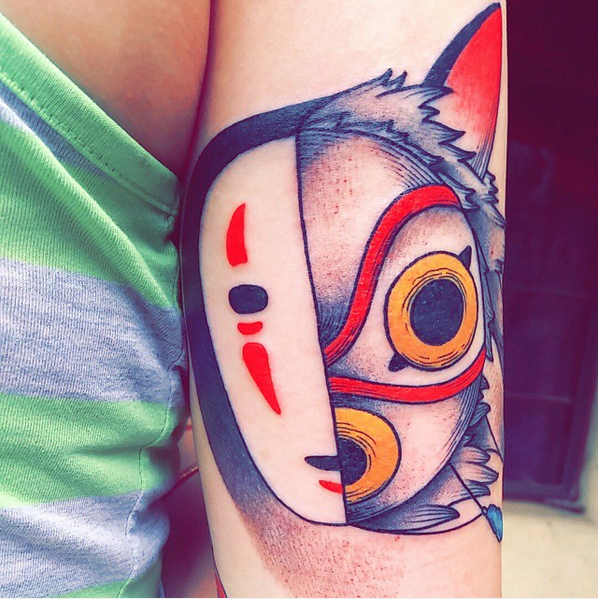 20 Studio Ghibli Tattoos Straight From Miyazaki Films  DeMilked