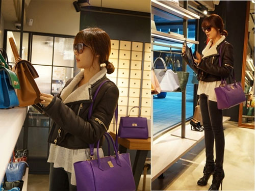 Sung Yuri lộ chân dài miên man khi đi shopping  1