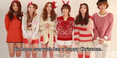 Sao Hàn hân hoan gửi lời chúc Giáng sinh fan 11