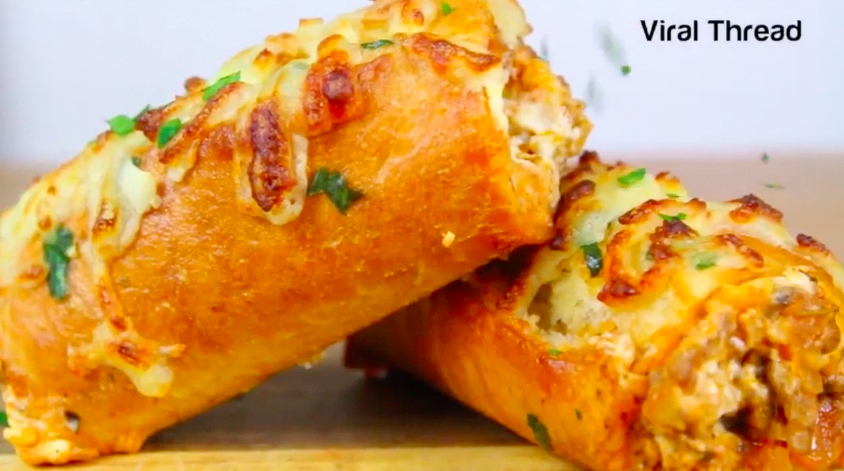 Béo ngậy và ngon tuyệt với bánh mì nhồi lasagna