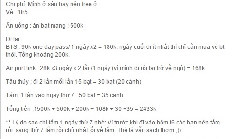 Choáng với kinh nghiệm đi Thái ngủ sân bay, tiêu hết 2,5 triệu của 9x Hà Nội - Ảnh 3.