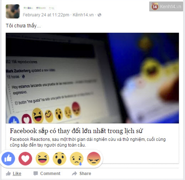 Người dùng Việt đã có thể dùng biểu tượng cảm xúc mới trên Facebook - Ảnh 1.