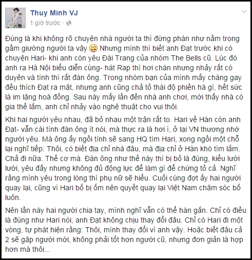 Thùy Minh: Đàn ông lười lười như Tiến Đạt thì bị bỏ là đúng - Ảnh 2.