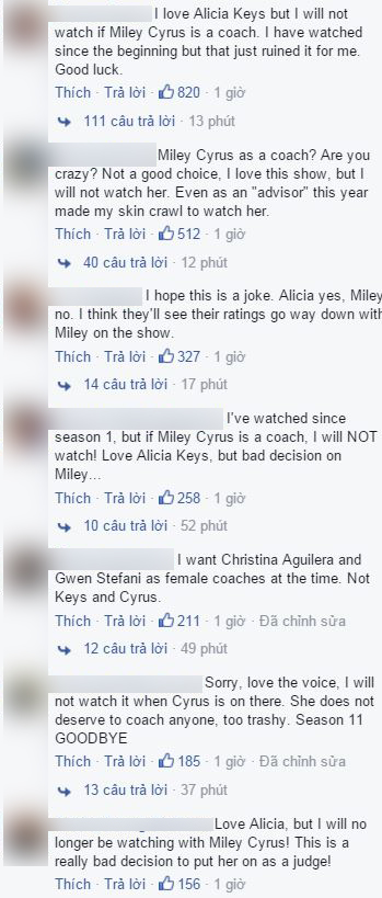 Miley Cyrus ăn gạch v&igrave; nhận l&agrave;m HLV The Voice - Ảnh 2.