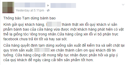 Tóc lạ xuất hiện trong bánh bao ở chuỗi cửa hàng thực phẩm sạch nổi tiếng Hà Nội - Ảnh 5.