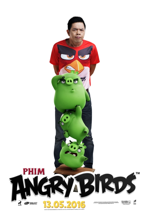 Thái Hòa trở thành Red cáu giận trong The Angry Birds Movie - Ảnh 1.