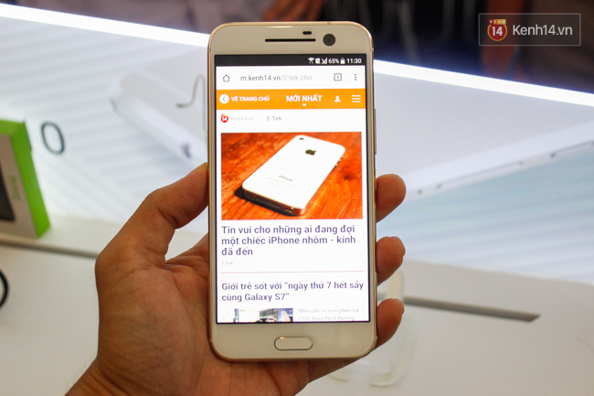 HTC 10 ch&iacute;nh thức gi&aacute; gần 17 triệu đồng, đẹp m&agrave; đắt - Ảnh 6.