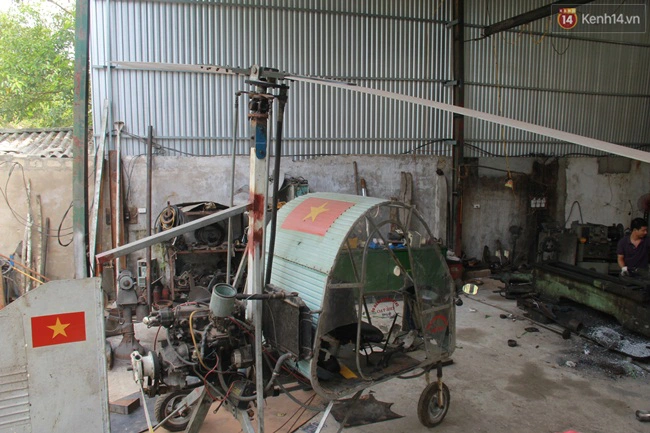 Thợ cơ khí xứ Nghệ chế tạo “máy bay trực thăng” từ đống đổ nát để chữa cháy rừng - Ảnh 1.