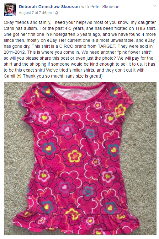 Sau 5 năm ao ước có được 1 chiếc áo, cô bé tự kỷ đã nhận về những điều còn tuyệt vời hơn thế - Ảnh 1.