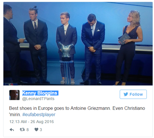 Đôi giày thể thao lệch tông khiến Griezmann bị cư dân mạng châm biếm - Ảnh 3.