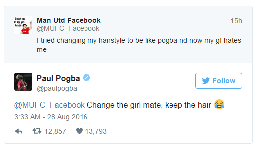 Pogba khuy&ecirc;n fan Man Utd bỏ bạn g&aacute;i, giữ kiểu đầu dị - Ảnh 1.