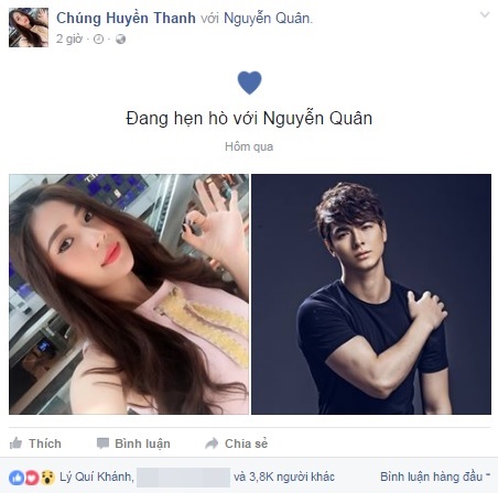 Chúng Huyền Thanh công khai hẹn hò người mẫu điển trai - Ảnh 1.