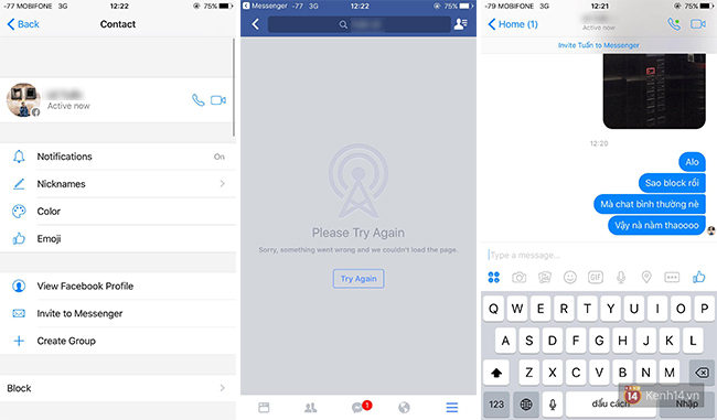 Facebook bây giờ, block nhau vẫn chat bình thường như chưa hề có cuộc chia ly - Ảnh 2.