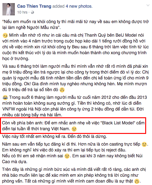 Mẫu Việt bị cấm diễn: VIFW trả lời do mẫu không đáp ứng được yêu ...