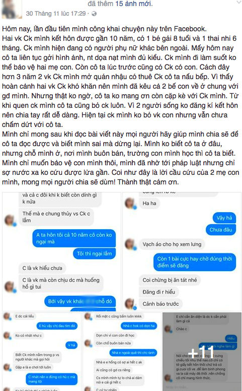 Ngược đời chuyện bồ của chồng doạ đánh vợ đang mang thai - Ảnh 1.