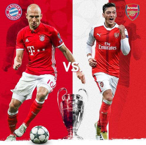 Arsenal tái ngộ Bayern Munich, Barca chạm trán PSG tại vòng 1/8 Champions League - Ảnh 2.