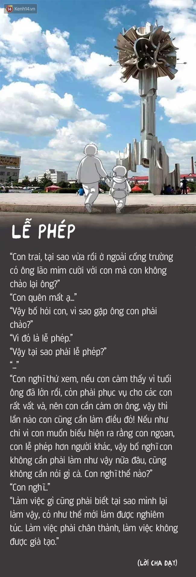 Thấm thía với bộ tranh Lời cha dạy: Cha ơi, một người càng có nhiều tiền thì càng giỏi ạ? - Ảnh 11.