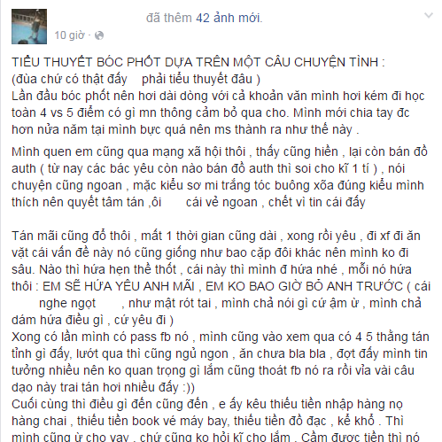 Chàng trai đăng đàn tố bạn gái cũ phản bội, nợ tiền lâu nhưng không chịu trả - Ảnh 3.