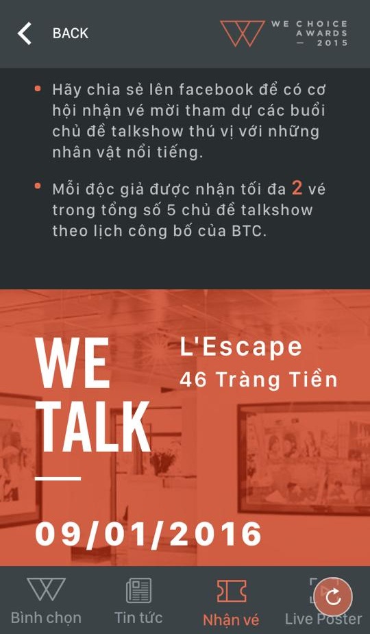 WeTalk: Làm thế nào để nhận vé tham gia cuộc trò chuyện truyền cảm hứng với các diễn giả? - Ảnh 4.