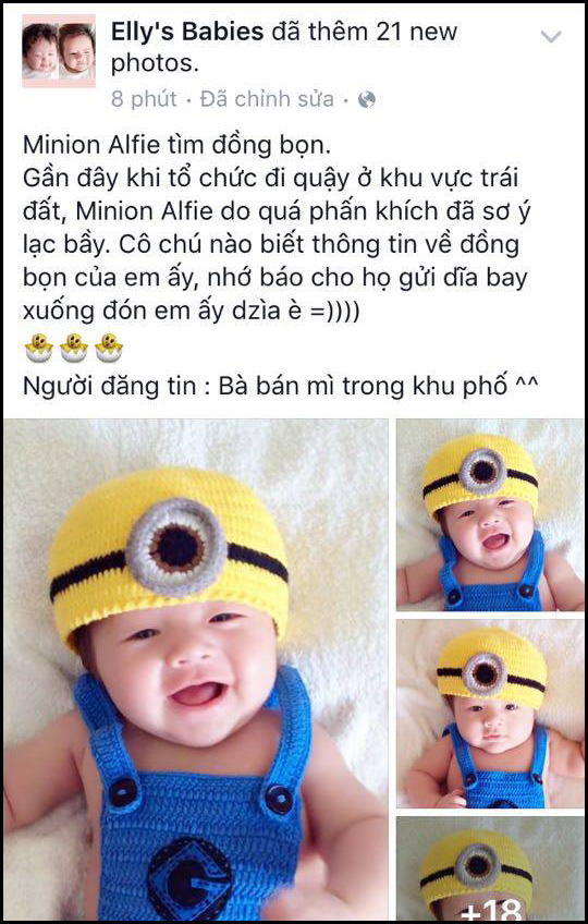 Elly Trần khoe ảnh con trai hóa Minion đáng yêu như thiên thần - Ảnh 1.