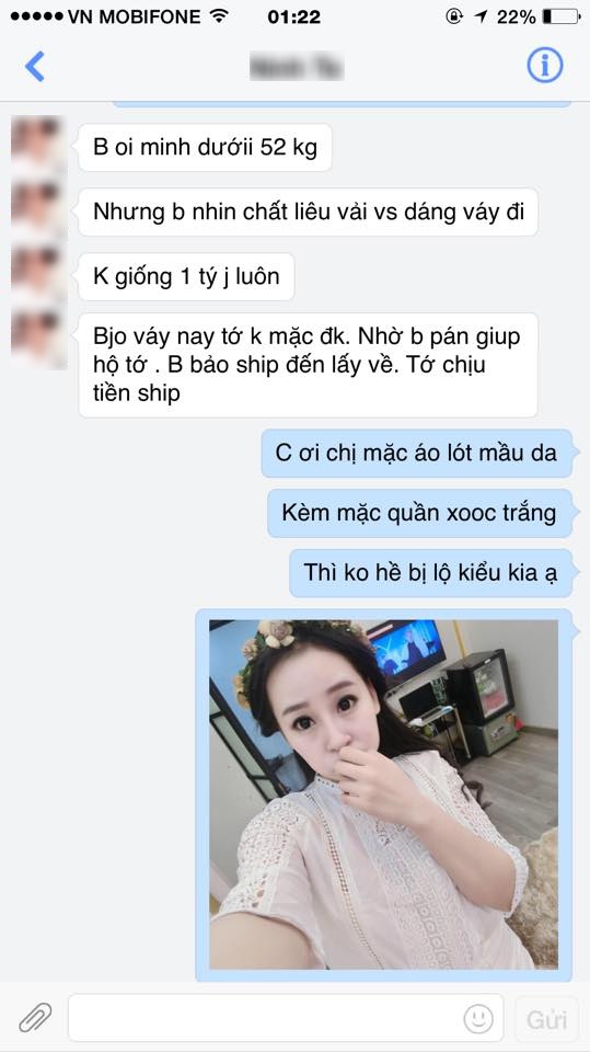 Váy mua về khác hình quảng cáo: Khách đòi trả, shop khăng khăng do khách không biết... mix đồ! - Ảnh 2.