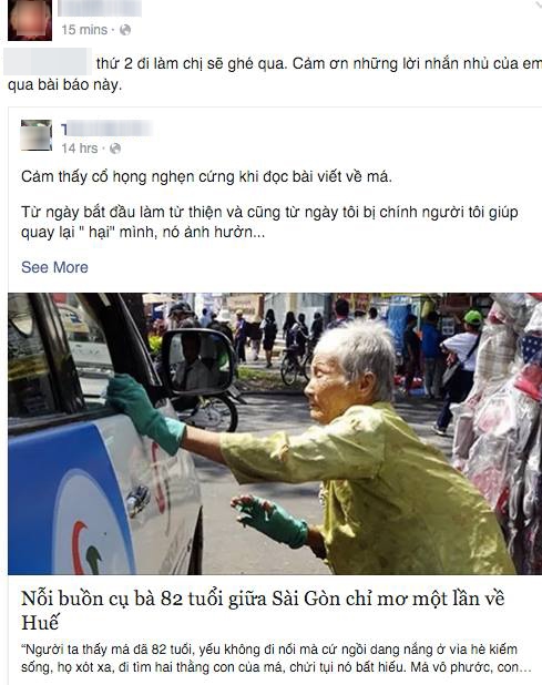Người Sài Gòn chung tay giúp cụ bà 82 tuổi thực hiện giấc mơ một lần trở về Huế - Ảnh 2.