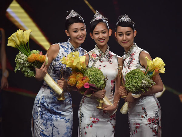 Nhan sắc Hoa hậu và Á hậu cuộc thi Hoa hậu Hoàn cầu Trung Quốc gây tranh cãi - Ảnh 6.