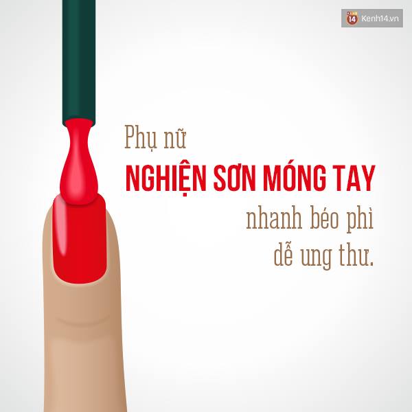 Phụ nữ nghiện sơn móng tay nhanh béo phì, dễ ung thư - Ảnh 2.