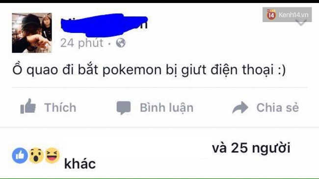 Những tai nạn trớ tr&ecirc;u bạn sẽ gặp nếu cứ d&iacute; mắt v&agrave;o chơi Pok&eacute;mon GO! - Ảnh 1.