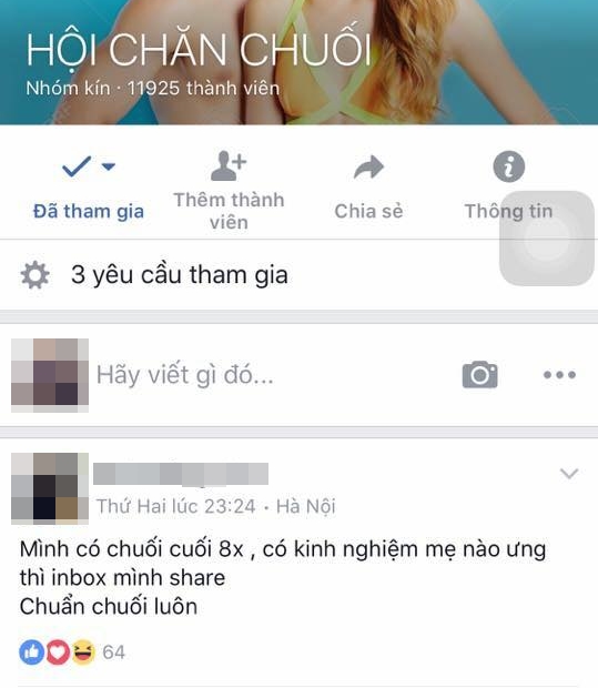 Chăn chuối – Thú vui có thật và gây sốc của chị em trên mạng - Ảnh 1.