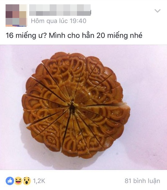 Cô gái muốn khóc nhất Trung thu: Đến nhà người yêu, cắt bánh thành 12 miếng... nát bét - Ảnh 4.