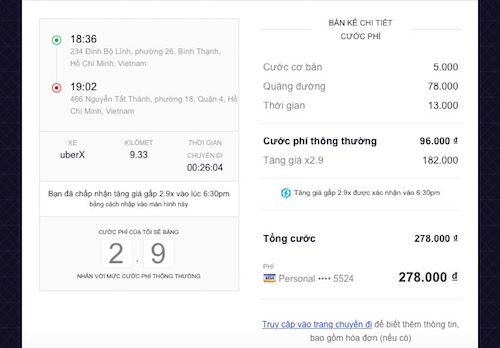 Uber nói gì về việc tăng cước taxi gấp 2 đến 3 lần vào giờ cao điểm? - Ảnh 3.