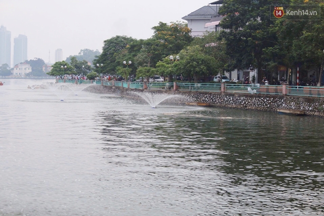 Hồ T&acirc;y sạch b&oacute;ng c&aacute; chết, H&agrave; Nội tập trung xử l&yacute; &ocirc; nhiễm m&ocirc;i trường - Ảnh 7.