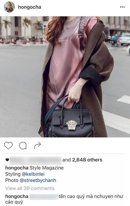 Hồ Ngọc Hà đáp trả anti-fan trên Instagram: Tên cao quý mà nói chuyện như cáo quỷ - Ảnh 1.