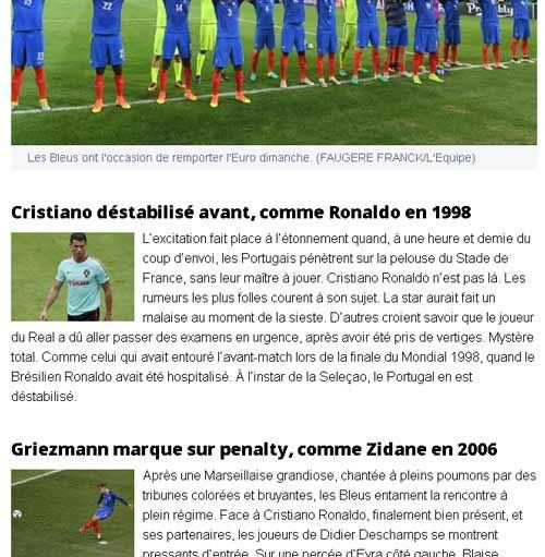 Báo Pháp trù ẻo Ronaldo bị động kinh trước trận chung kết Euro 2016 - Ảnh 2.