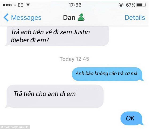 Chia tay đ&ograve;i qu&agrave;, c&aacute;i kết đắng cho ch&agrave;ng trai đ&ograve;i lại tiền mua v&eacute; xem ca nhạc từ bạn g&aacute;i - Ảnh 2.