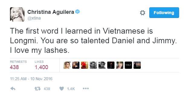 Christina Aguilera khoe vừa học tiếng Việt và đây là từ đầu tiên cô ấy biết! - Ảnh 1.