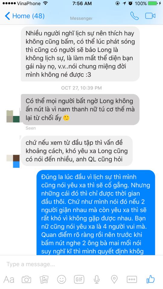 Chàng trai từ chối hẹn hò rất phũ trên truyền hình: Tôi nói sẽ yêu xa với cô ấy chỉ vì lịch sự - Ảnh 6.